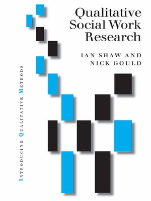 cover image of Qualitative Research in Social Work